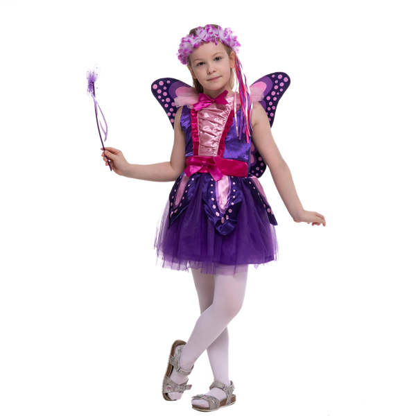 Girl Purple Fairy Costume Cosplay