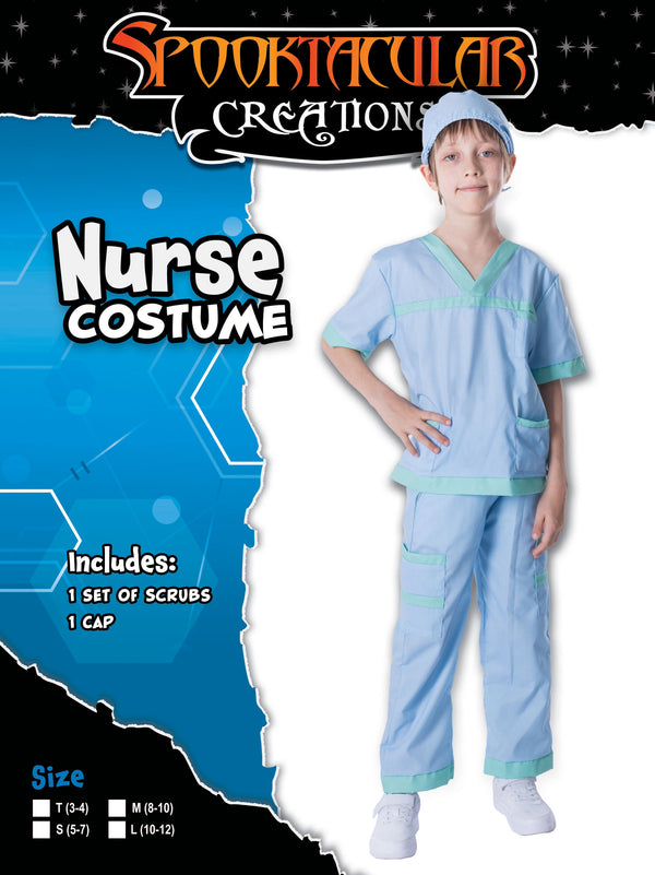 Blue Dr. Scrubs Vet Costume - Child