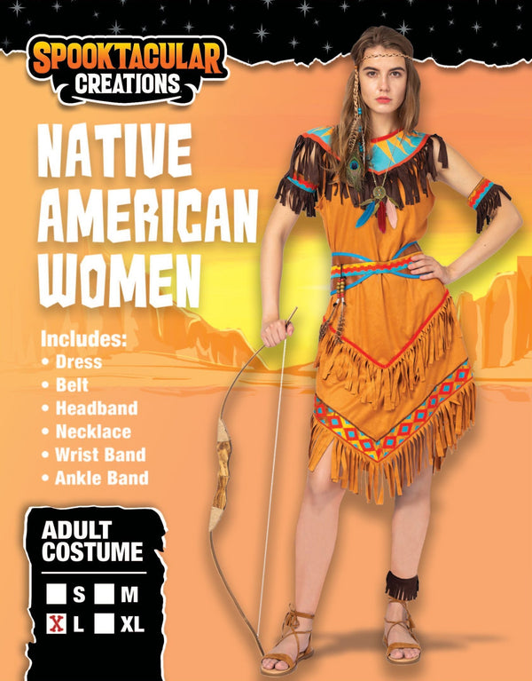 Native American Indian Costume for Women - Adult