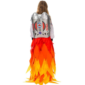Flying Astronaut Suit with Flame Pants Jet Pack for Cosplay- Child