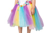 Unicorn Princess Rainbow Dress with Headband and Wings for Kids - Spooktacular Creations