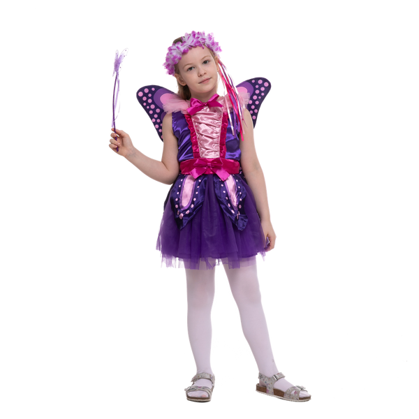Girl Purple Fairy Costume Cosplay