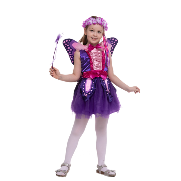 Girl Purple Fairy Costume Cosplay