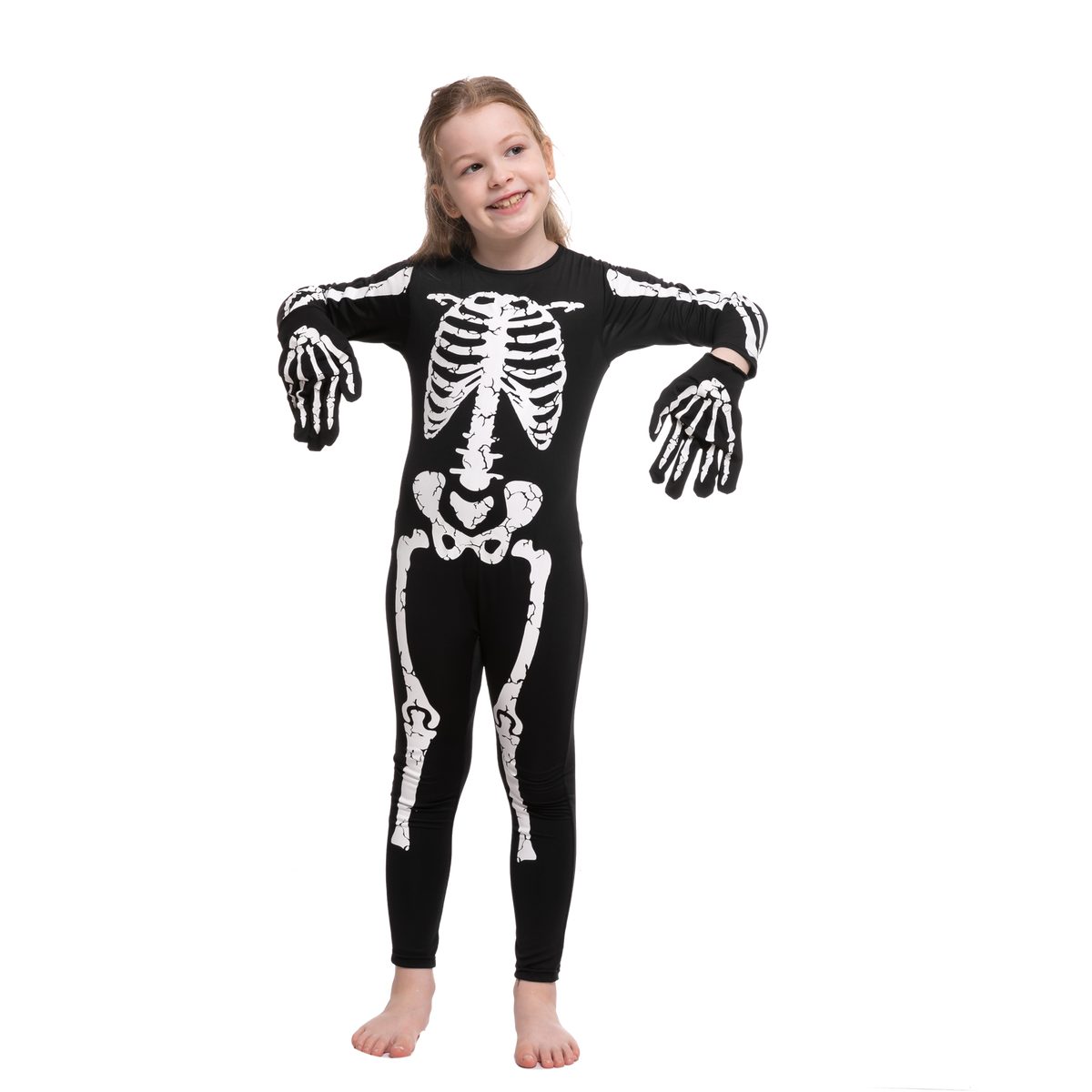 Child Girl Pretty Skeleton Costume - SPOOKTACULAR | Spooktacular Creations