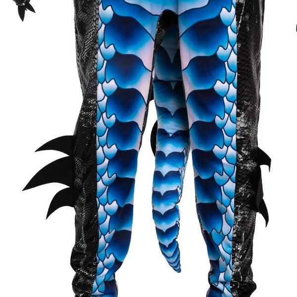 Dragon Costume (Black & Blue) - Boy