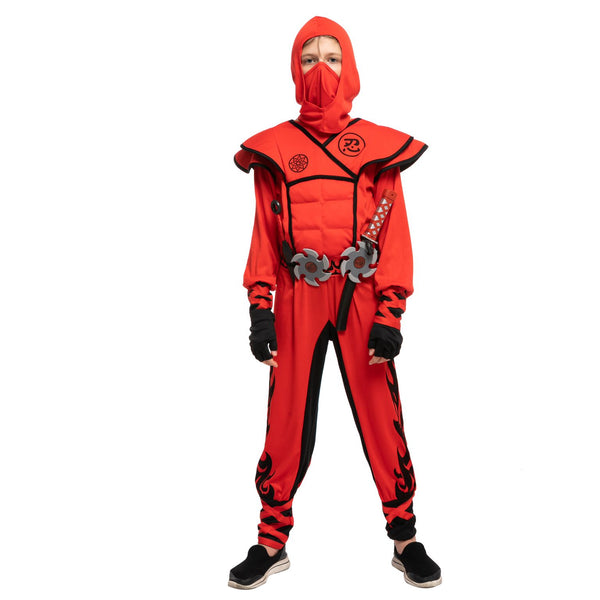 Red Ninja Costume Cosplay - Child