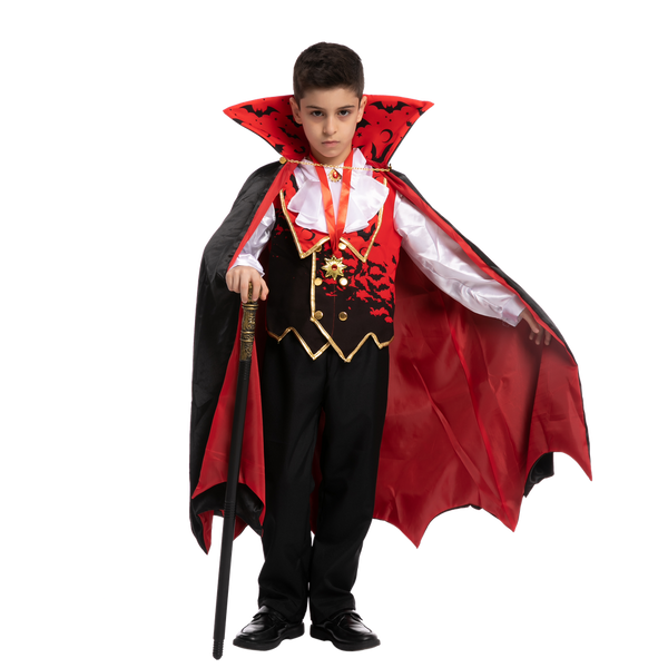 Vampire Costume Cosplay (Red)- Child