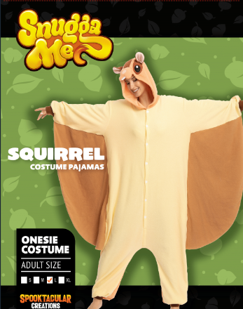 Flying Squirrel Pajamas jumpsuit - Adult