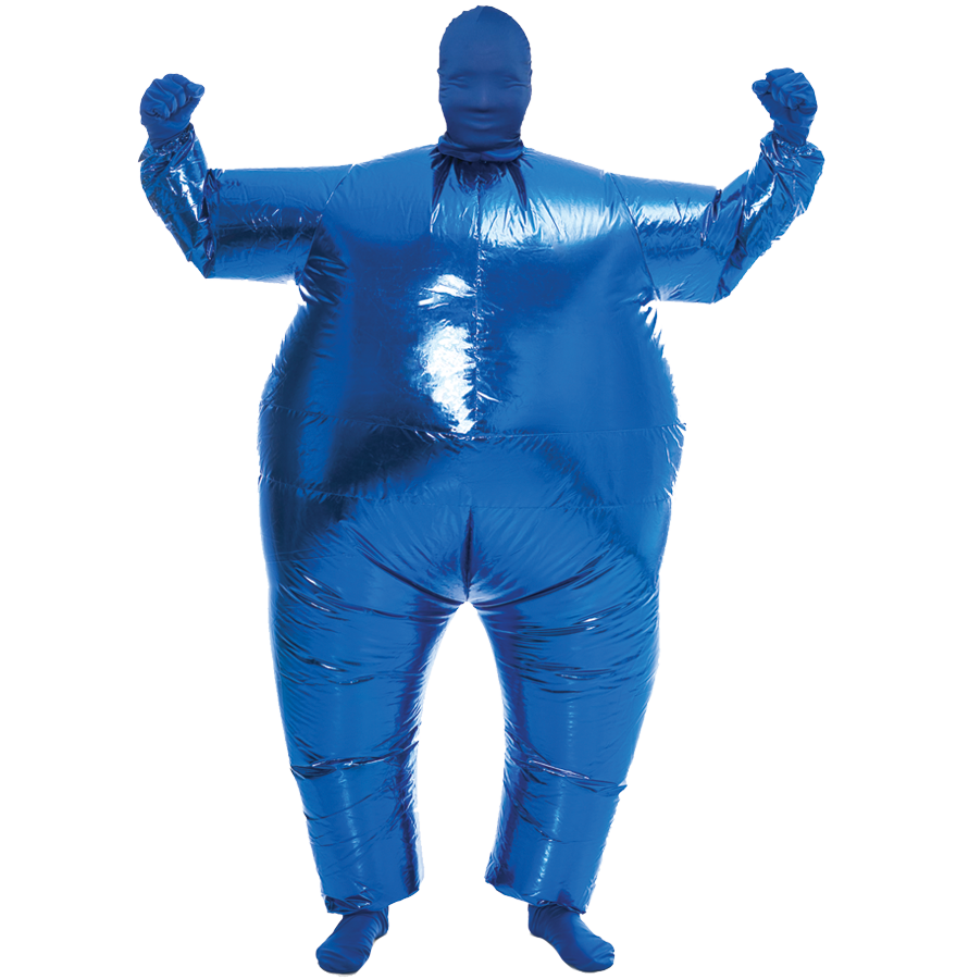 Human Inflatable Full Body Full Body Metallic Shiny Inflatable - Adult | Spooktacular Creations