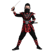 Samurai Red Ninja Costume for Girls Cosplay- Child