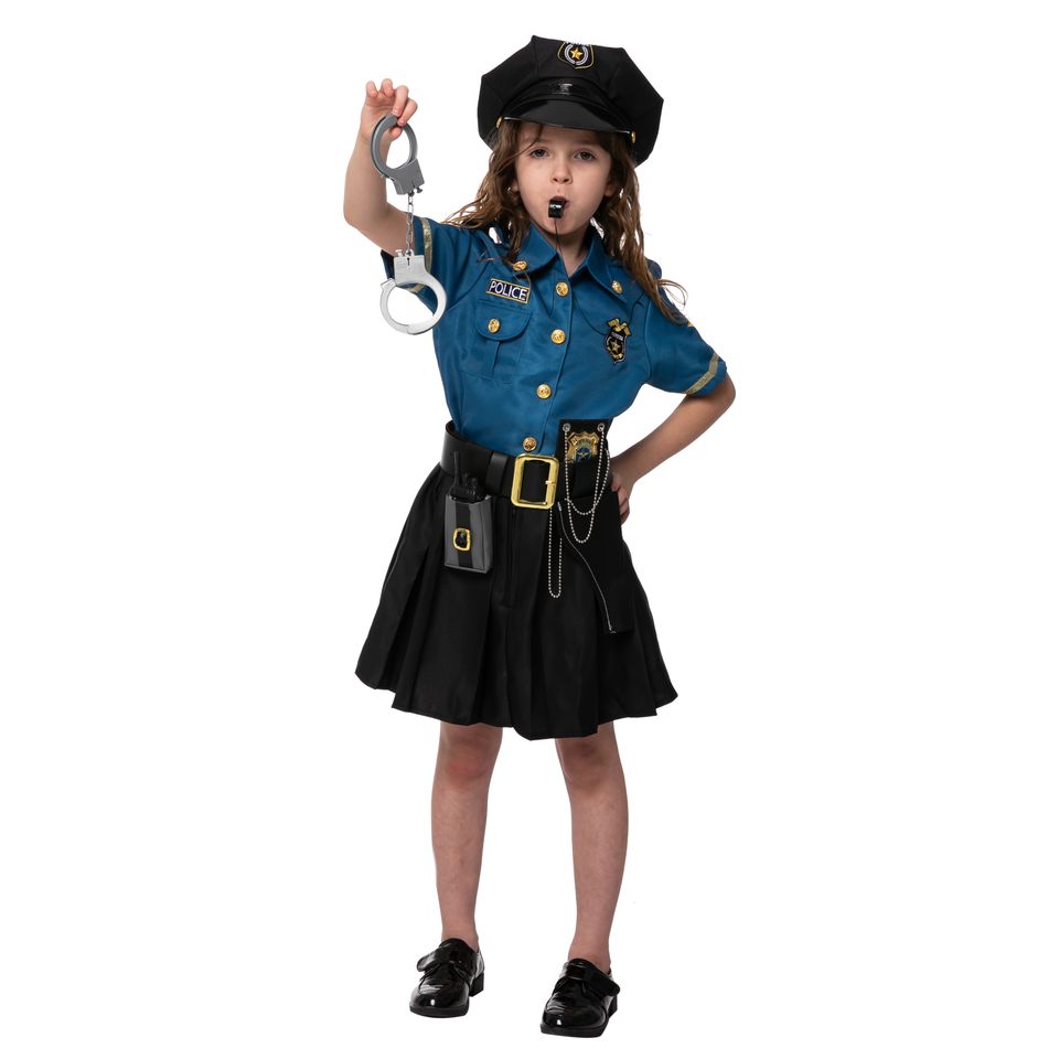 Girls Police Costume For Role Play Cosplay | Spooktacular Creations