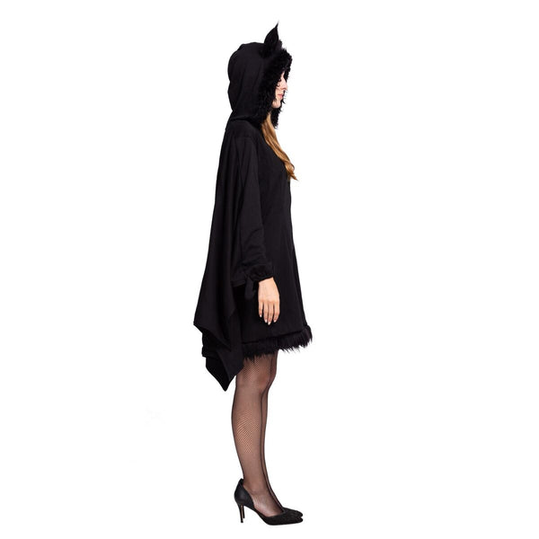 Woman???¡§o?¡§¡§s Black Bat Zip Hoodie Halloween Costume - Spooktacular Creations