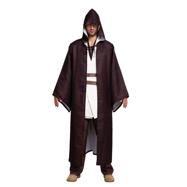 Master of Light Fancy Costumes with Tunic Hooded Robe Cloak Outfit for Halloween Cosplay - Spooktacular Creations