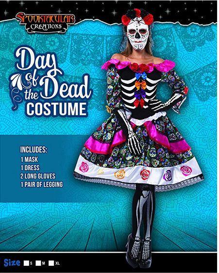 Women's Day The Dead Spanish Costume Set - Spooktacular Creations