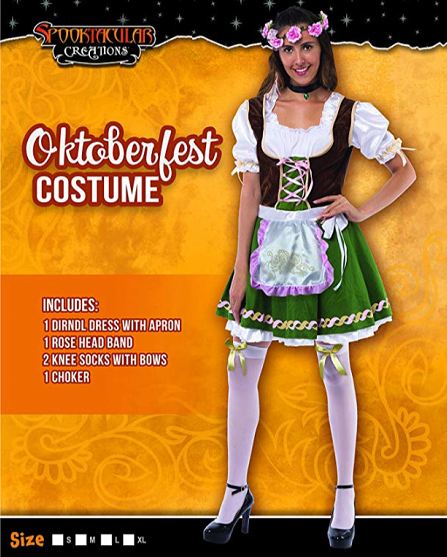 Women's German Oktoberfest Costume Set Cosplay - Adult