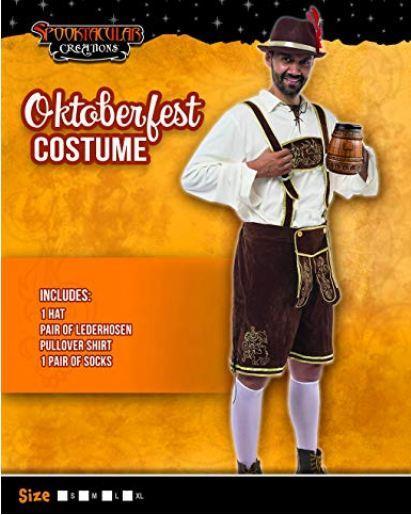 Men's German Bavarian Oktoberfest Costume Set - Spooktacular Creations